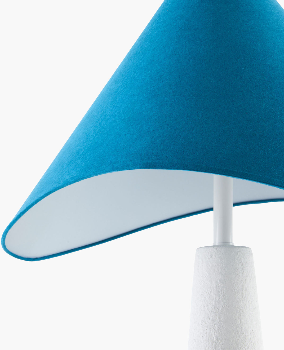 Apuila 29" Concrete Table Lamp, Hand Finished White (API-003)