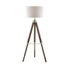 Dar EAS4947 Wooden Floor Lamp on Stand with 1 Light