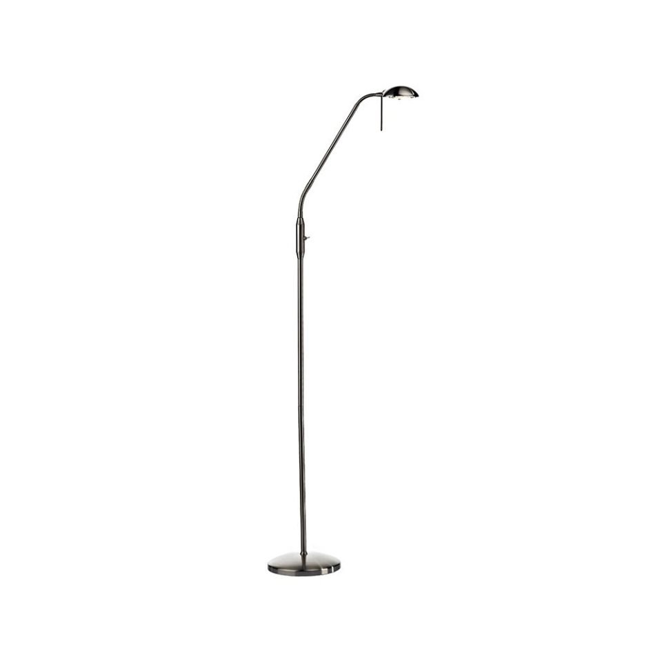 Dar JOU5546 Floor Lamp in Satin Chrome