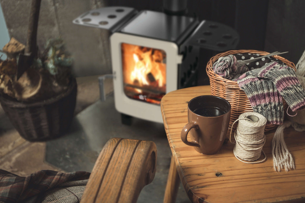 4kW Small Wood Burning Stove — ApplePie Apple Core Log Burner, DEFRA Exempt