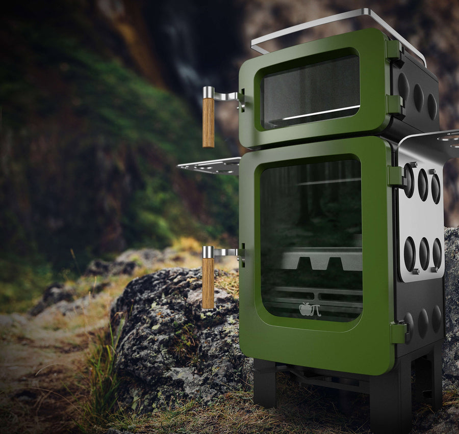 4kW Small Wood Burning Stove — ApplePie Baked Apple Log Burner, DEFRA Exempt