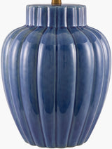 Aquilina 27" Ceramic Table Lamp, Glazed Blue