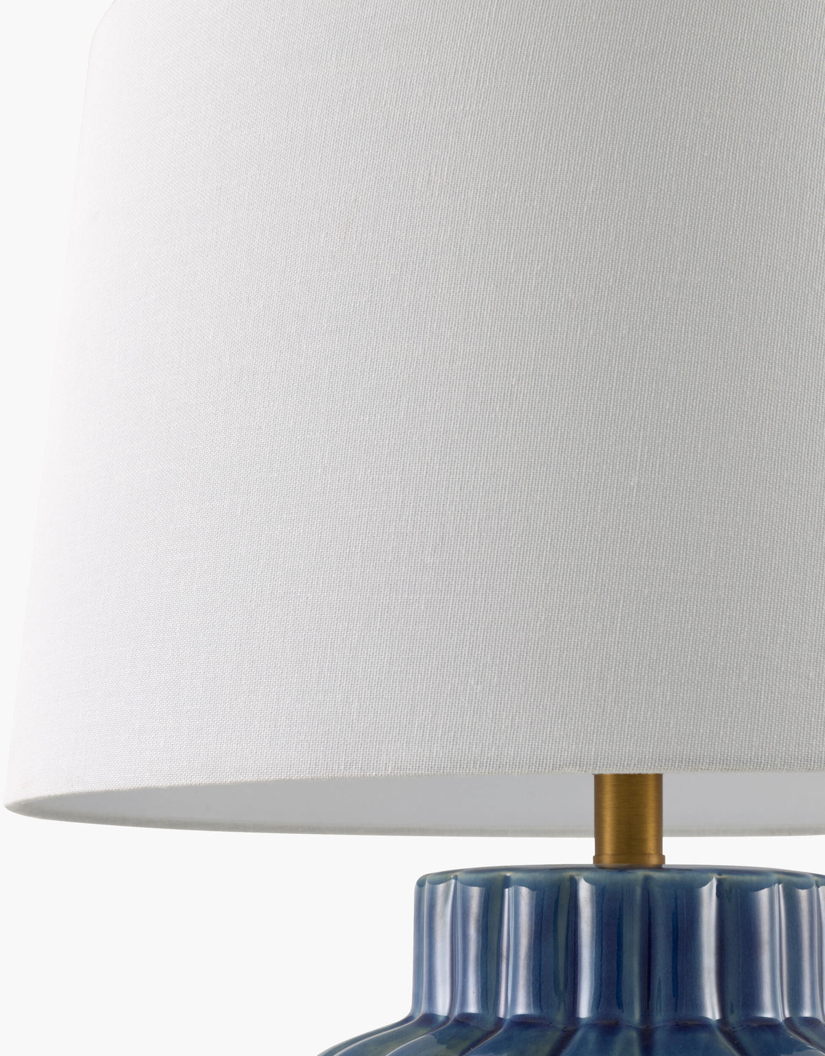 Aquilina 27" Ceramic Table Lamp, Glazed Blue