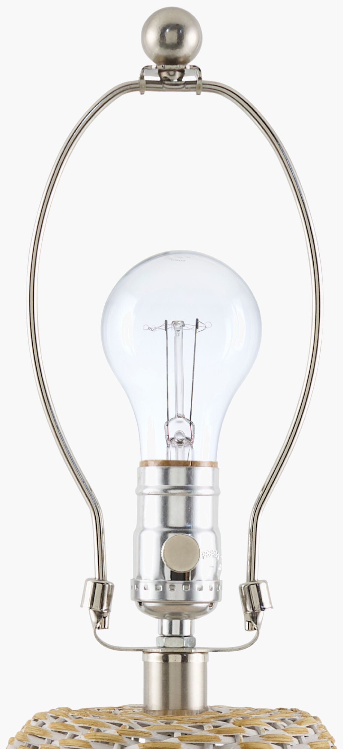 Allura 30" Rattan Table Lamp, Natural White