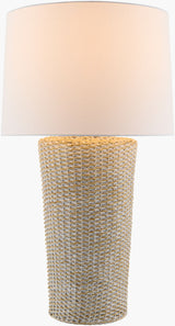 Allura 30" Rattan Table Lamp, Natural White