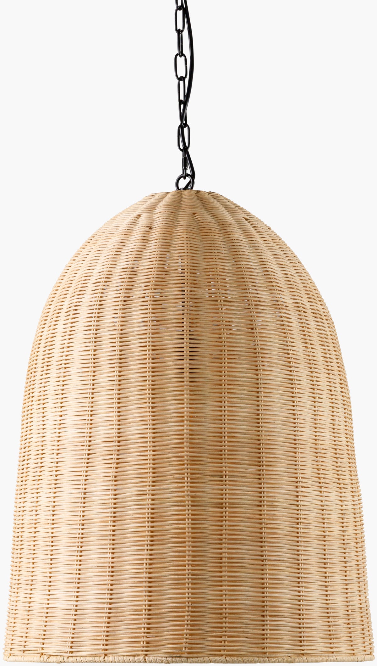 Arboria Rattan Pendant Light, Natural Black