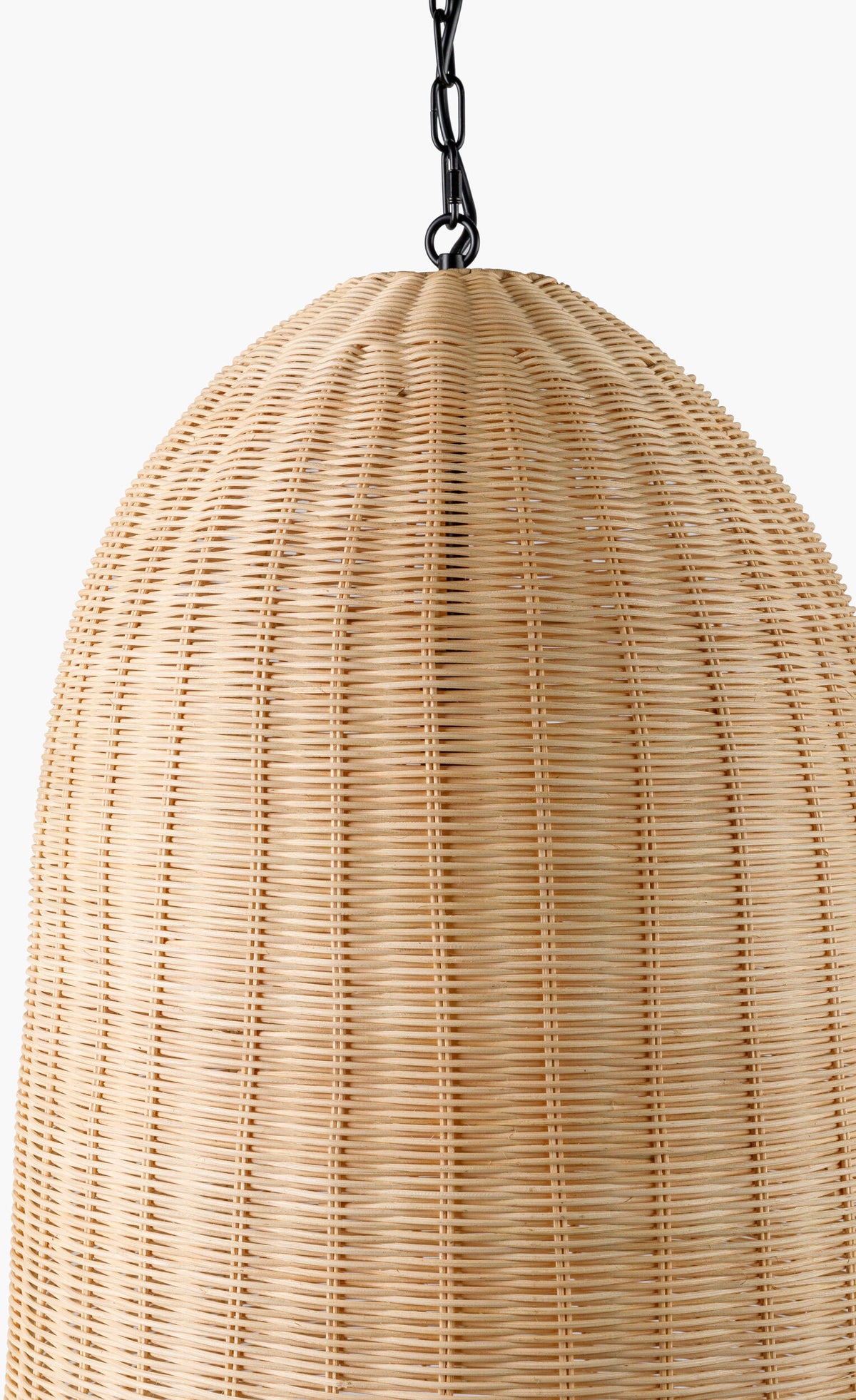 Arboria Rattan Pendant Light, Natural Black