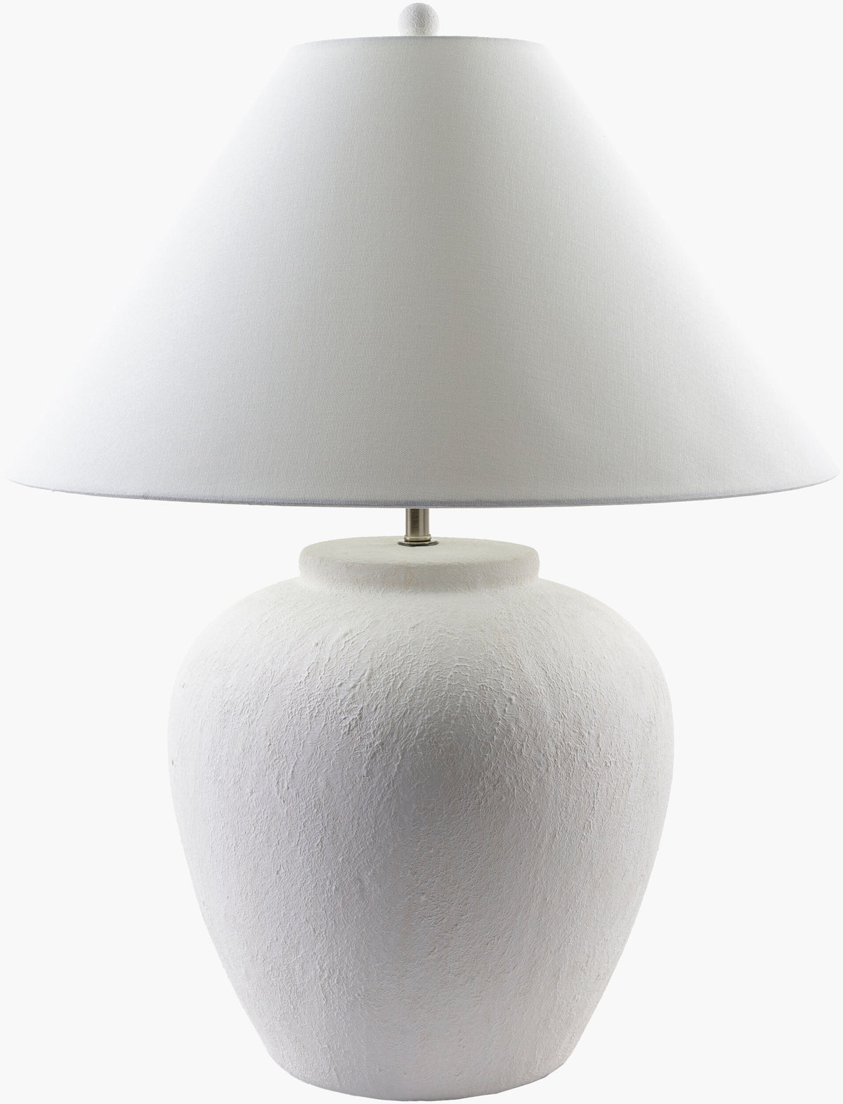 Arion 29" Ceramic Table Lamp, Glazed Cream