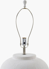 Arion 29" Ceramic Table Lamp, Glazed Cream