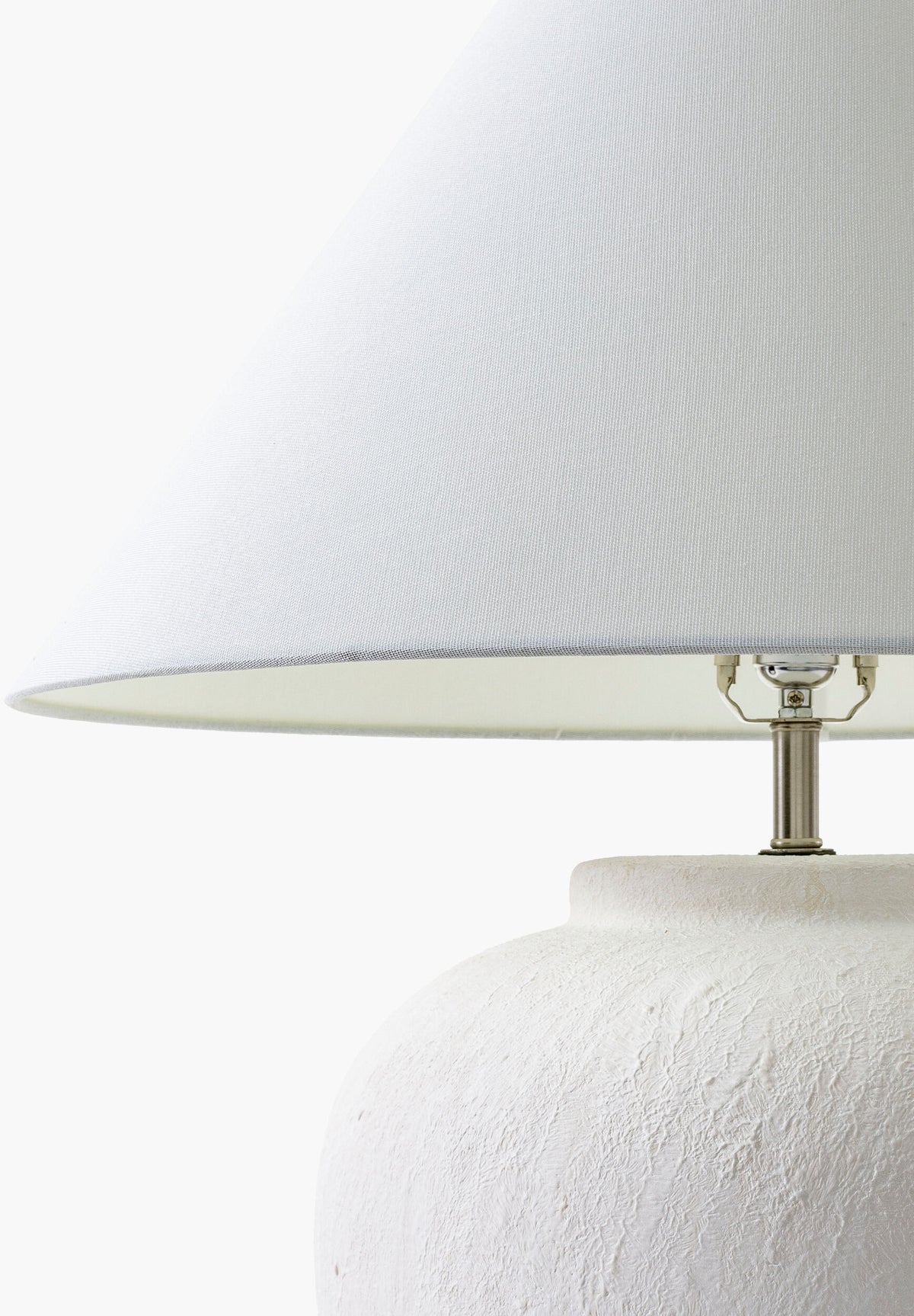 Arion 29" Ceramic Table Lamp, Glazed Cream