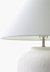Arion 29" Ceramic Table Lamp, Glazed Cream