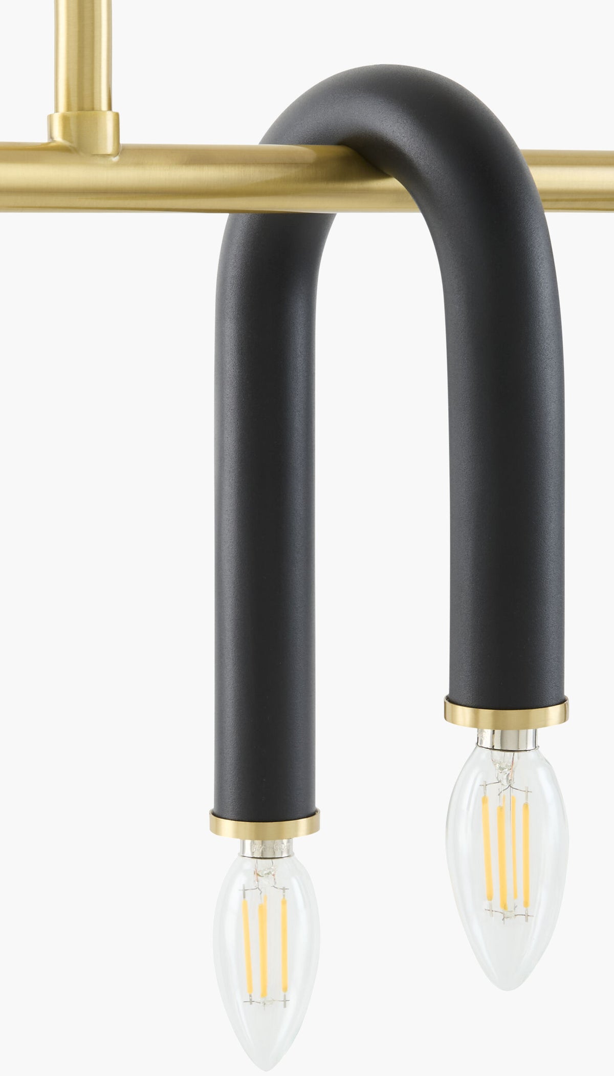 Arqis Iron Chandelier, Powder Coated Black (ARQS-004)