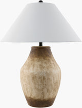 Amaryllis 28" Ceramic Table Lamp, Hand Painted Wheat