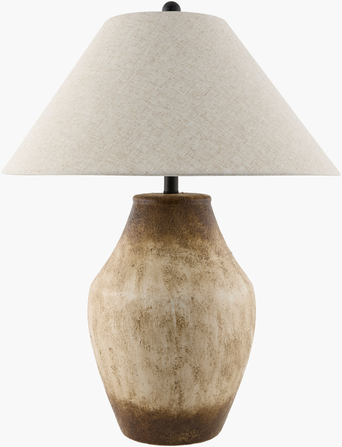 Amaryllis 28" Ceramic Table Lamp, Hand Painted Wheat (ARS-011)