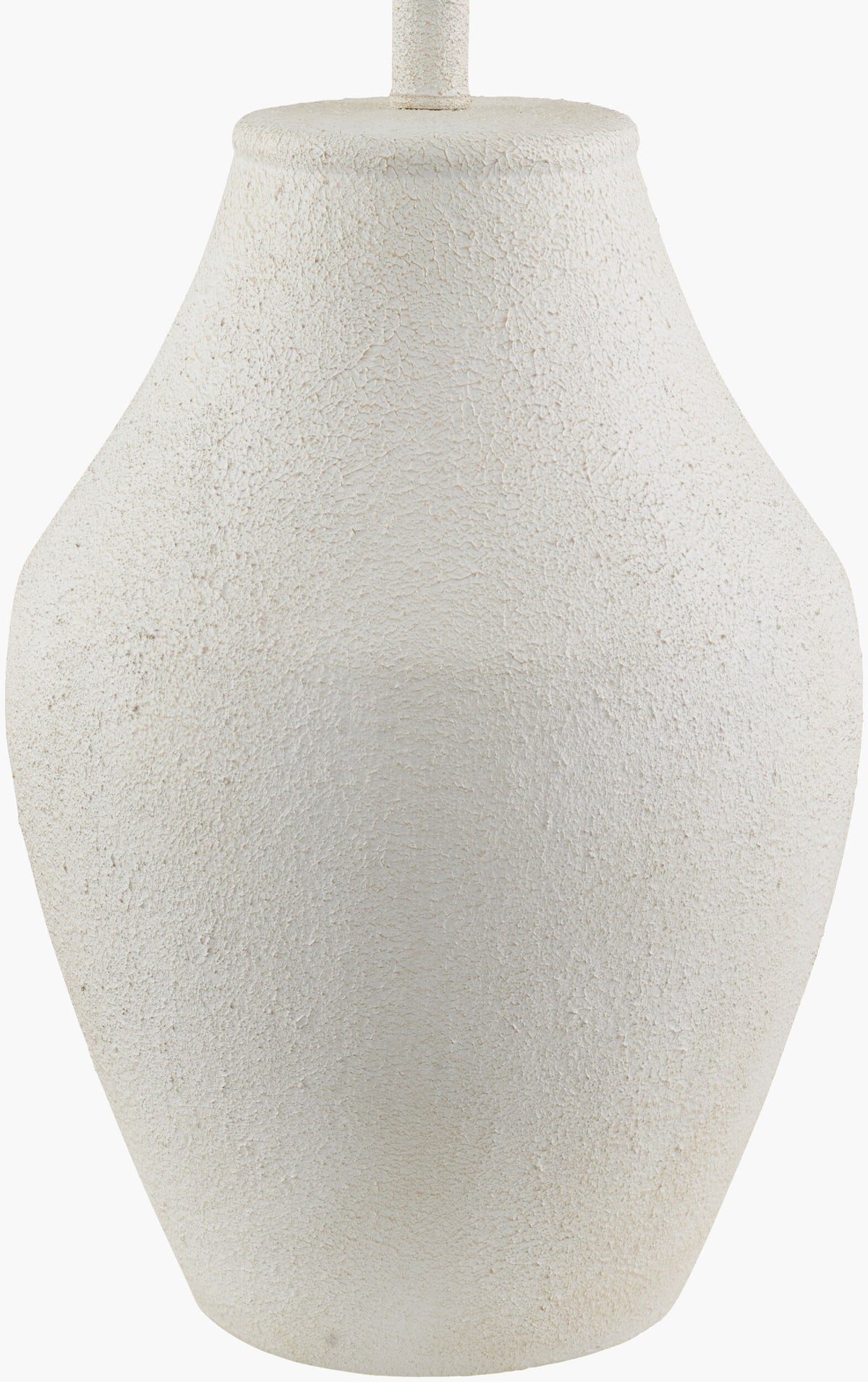 Amaryllis 28" Ceramic Table Lamp, Hand Painted White