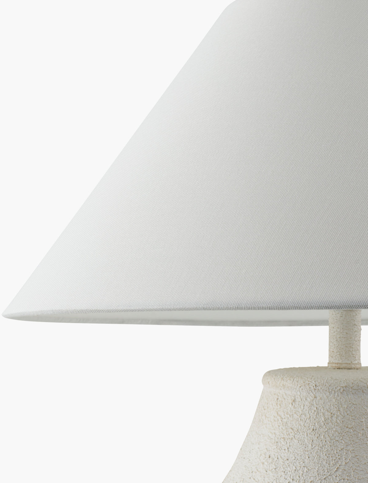 Amaryllis 28" Ceramic Table Lamp, Hand Painted White