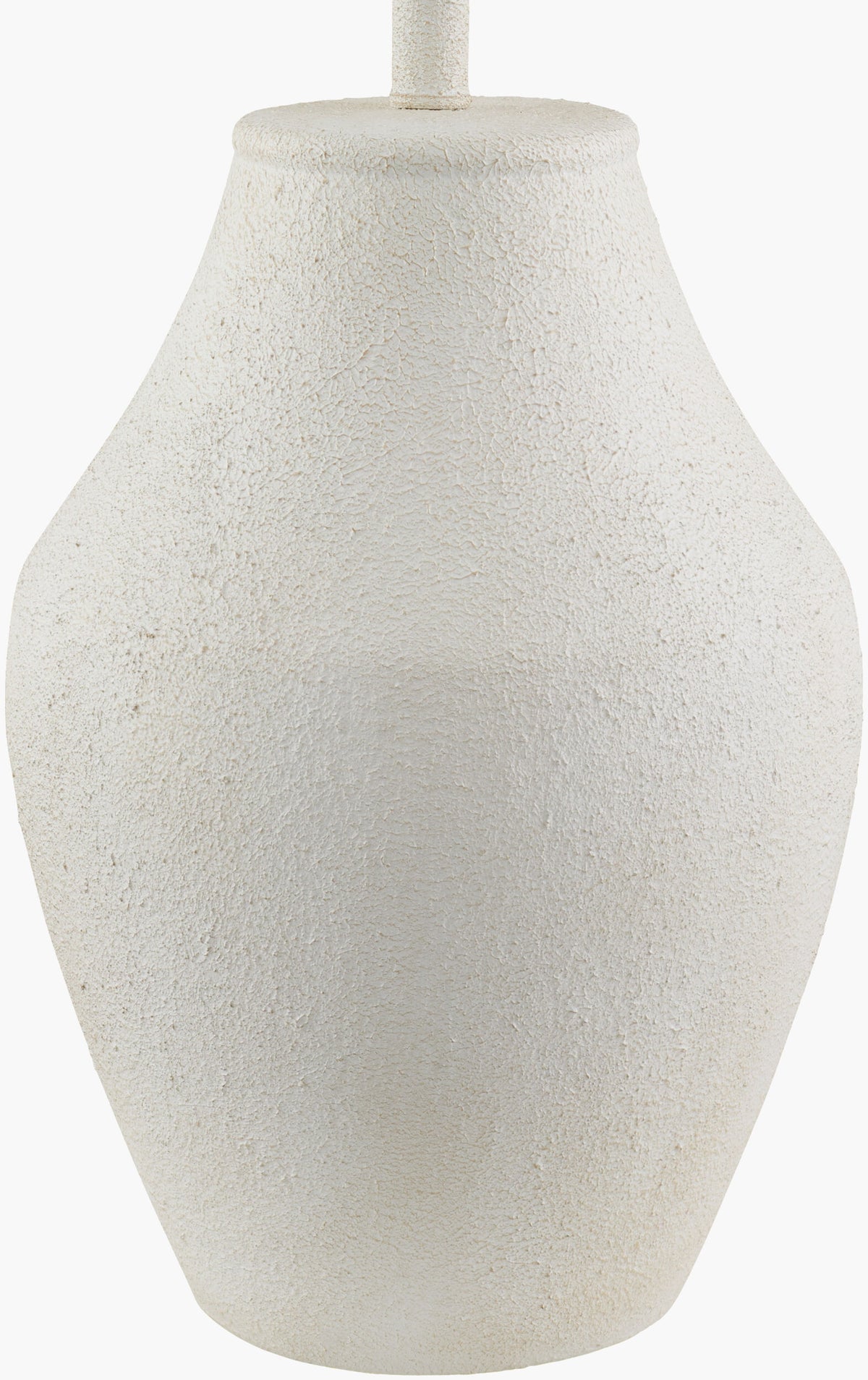 Amaryllis 28" Ceramic Table Lamp, Hand Painted White (ARS-003)