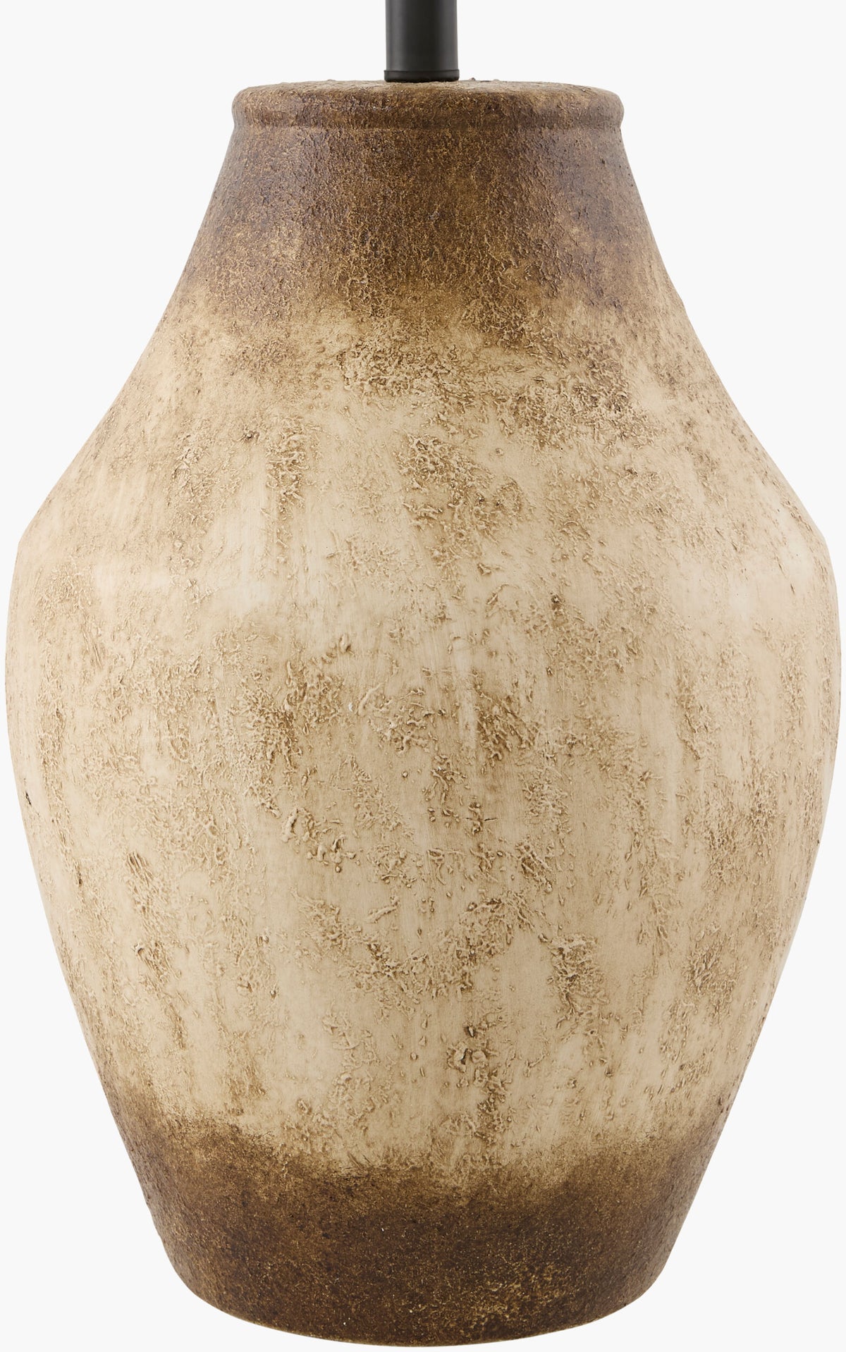 Amaryllis 28" Ceramic Table Lamp, Hand Painted Wheat