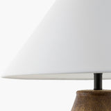 Amaryllis 28" Ceramic Table Lamp, Hand Painted Wheat