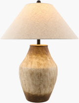 Amaryllis 28" Ceramic Table Lamp, Hand Painted Wheat (ARS-011)