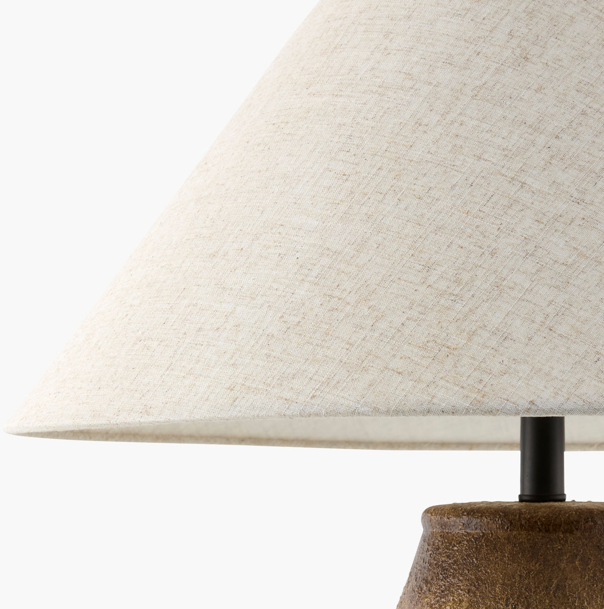Amaryllis 28" Ceramic Table Lamp, Hand Painted Wheat (ARS-011)