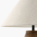Amaryllis 28" Ceramic Table Lamp, Hand Painted Wheat (ARS-011)
