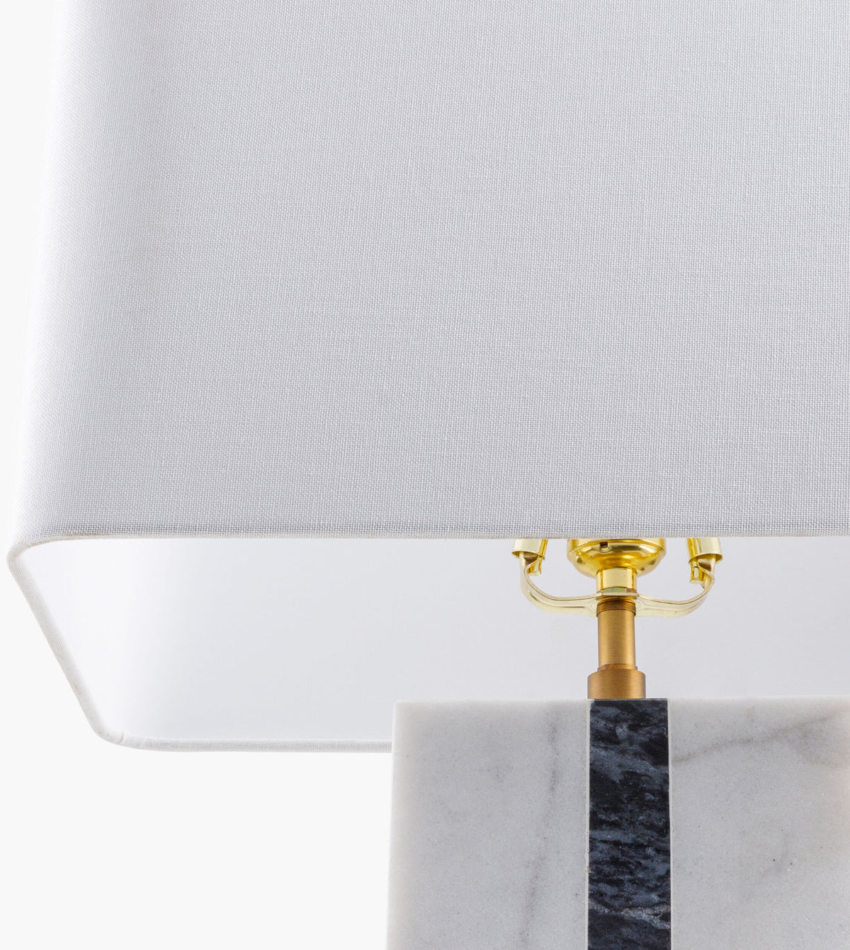 Ascendia 27" Marble Table Lamp, Natural White, Natural Gray