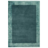 Border Wool Living Room Rug — Hand Woven, Ascot
