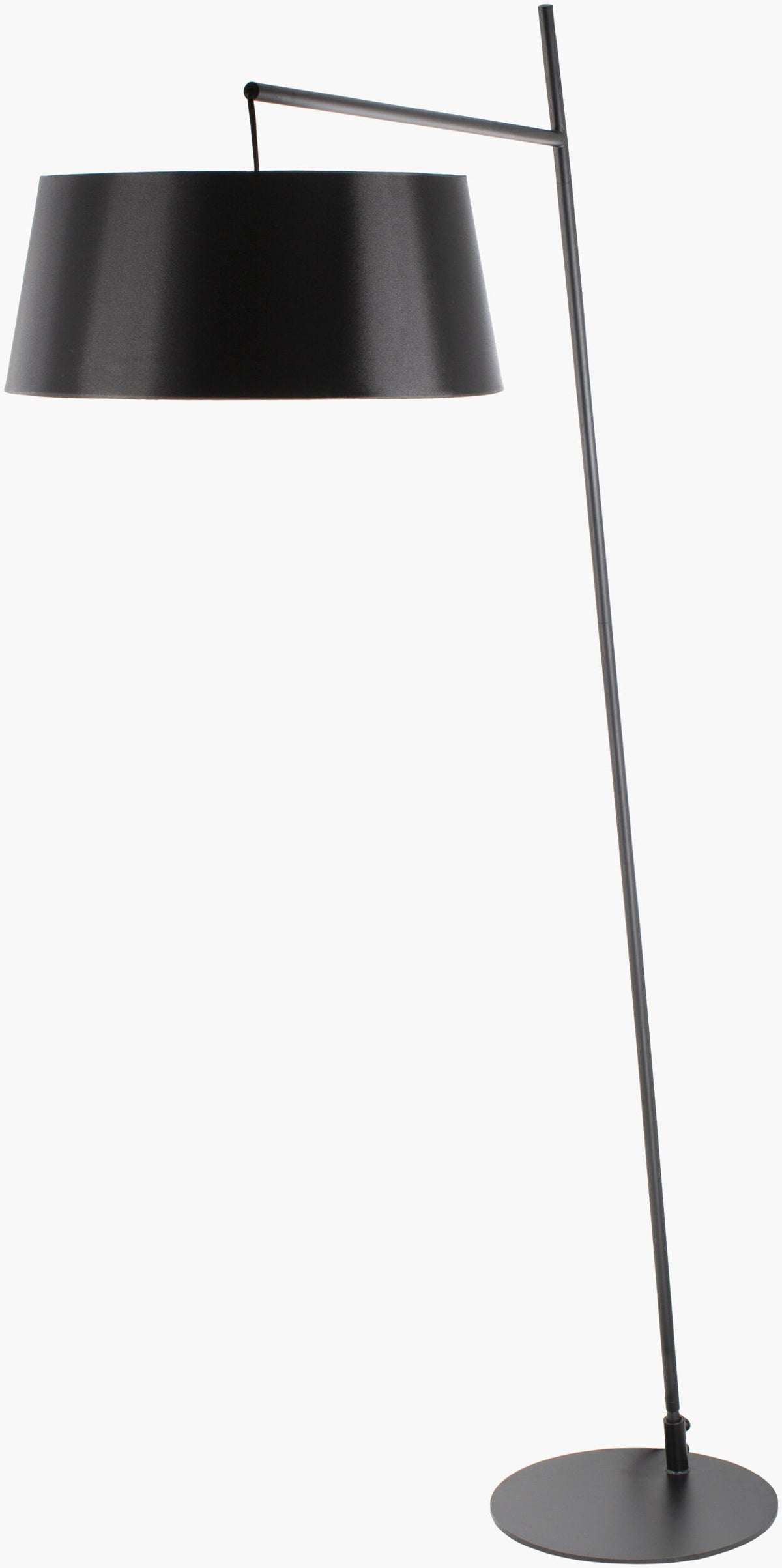 Astro 75" Iron Floor Lamp, Painted Black