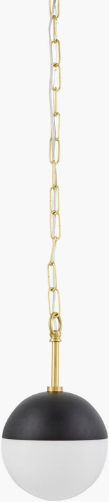 Antibodi Iron Pendant Light, Plated Metallic Brass (ATB-002)
