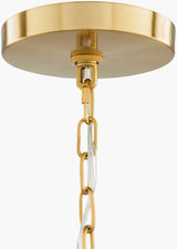 Antibodi Iron Pendant Light, Plated Metallic Brass (ATB-002)