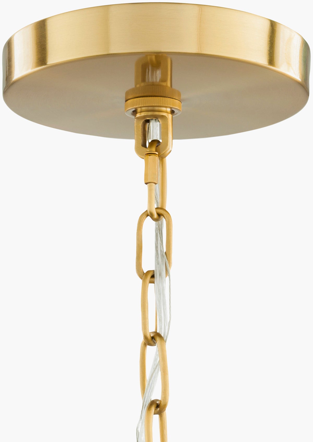 Antibodi Iron Pendant Light, Plated Metallic Brass (ATB-002)