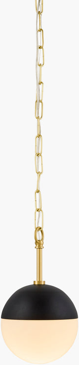 Antibodi Iron Pendant Light, Plated Metallic Brass (ATB-002)