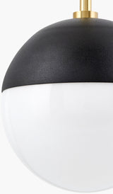 Antibodi Iron Pendant Light, Plated Metallic Brass (ATB-002)
