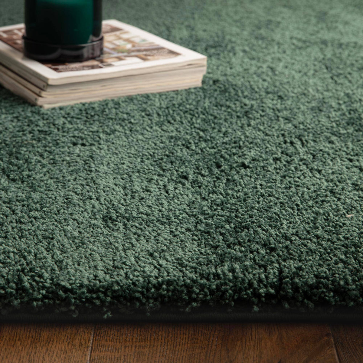 Atlas Rug styled in a living room