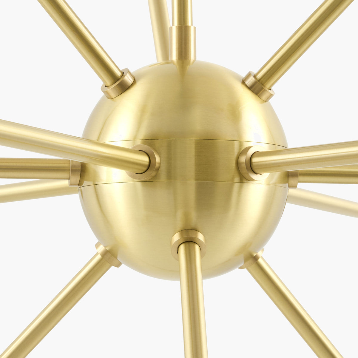 Astralis Iron Chandelier, Metallic Metallic Brass