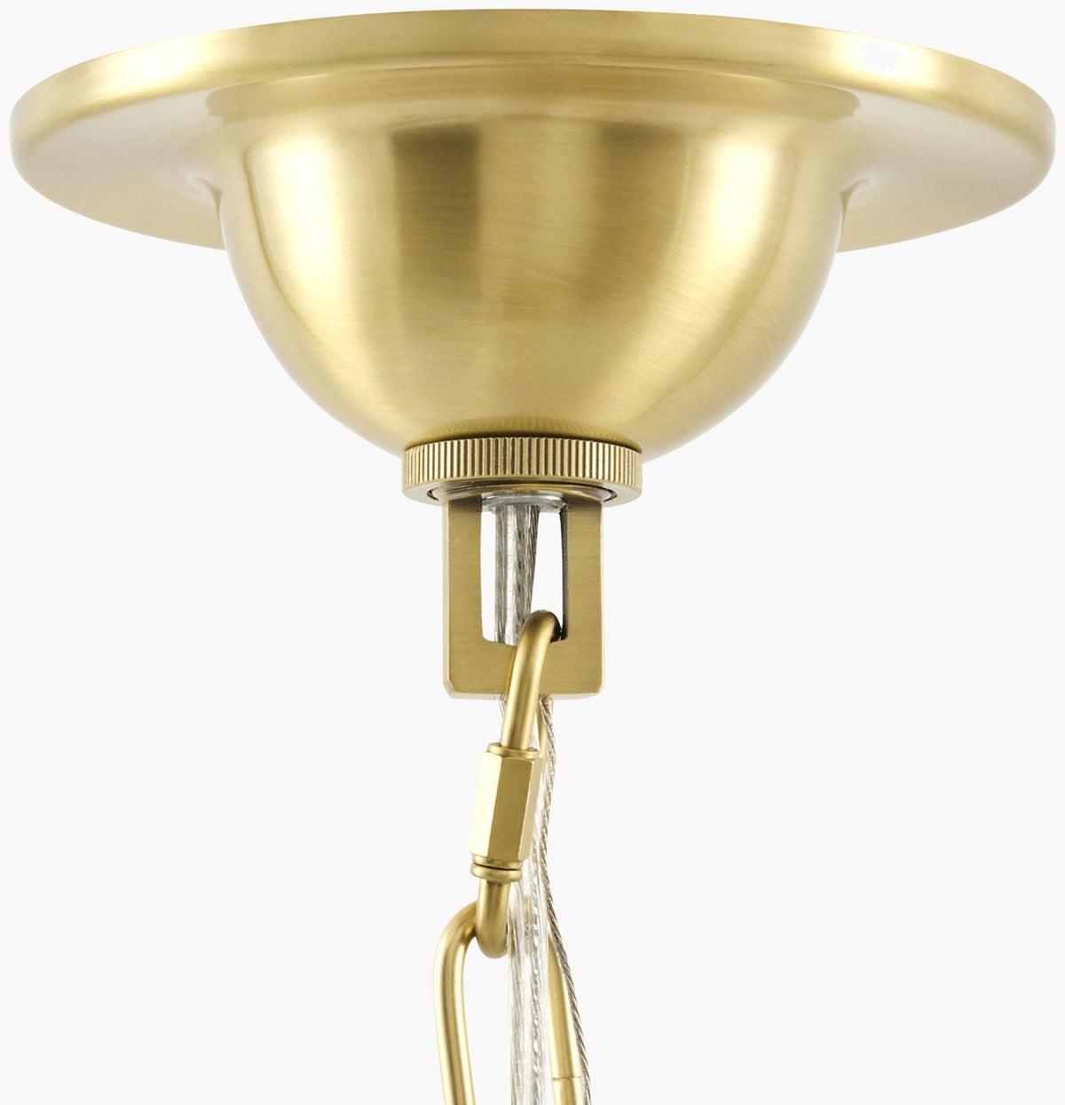 Astralis Iron Chandelier, Metallic Metallic Brass