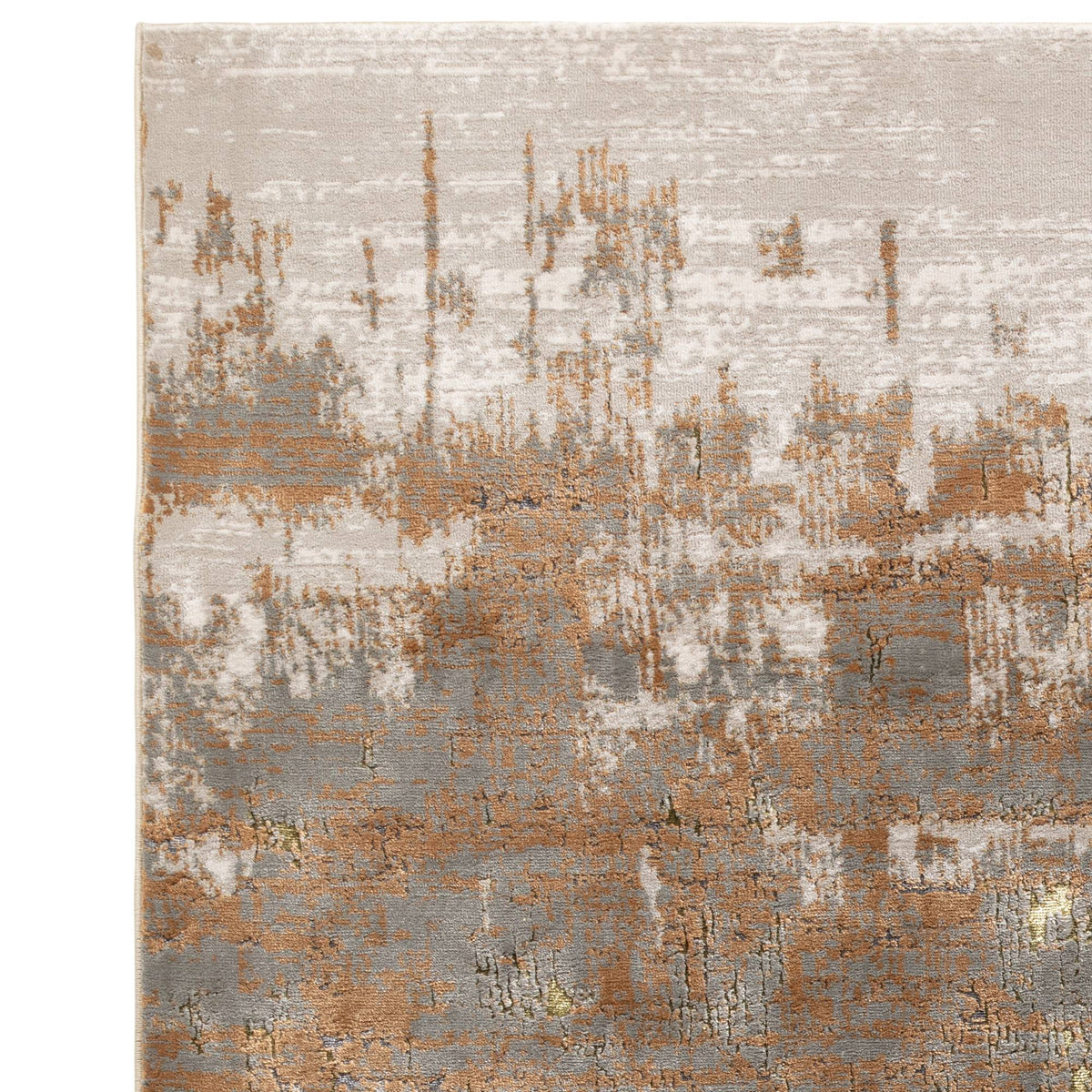 Aurora Rug styled in a living room