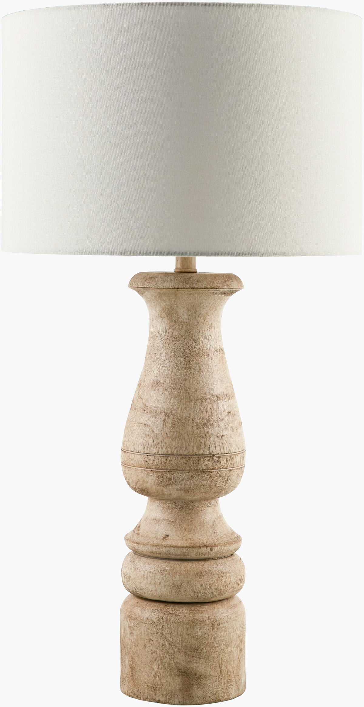 Alvimare 33" Resin Table Lamp, Painted Brown