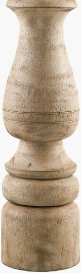 Alvimare 33" Resin Table Lamp, Painted Brown