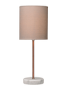 Small Table Lamp with Marble Base - Copper