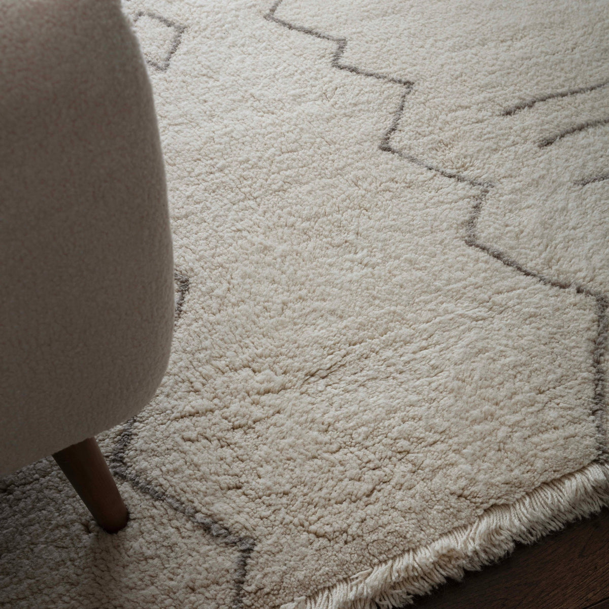 Azera-Berber Rug close-up detail