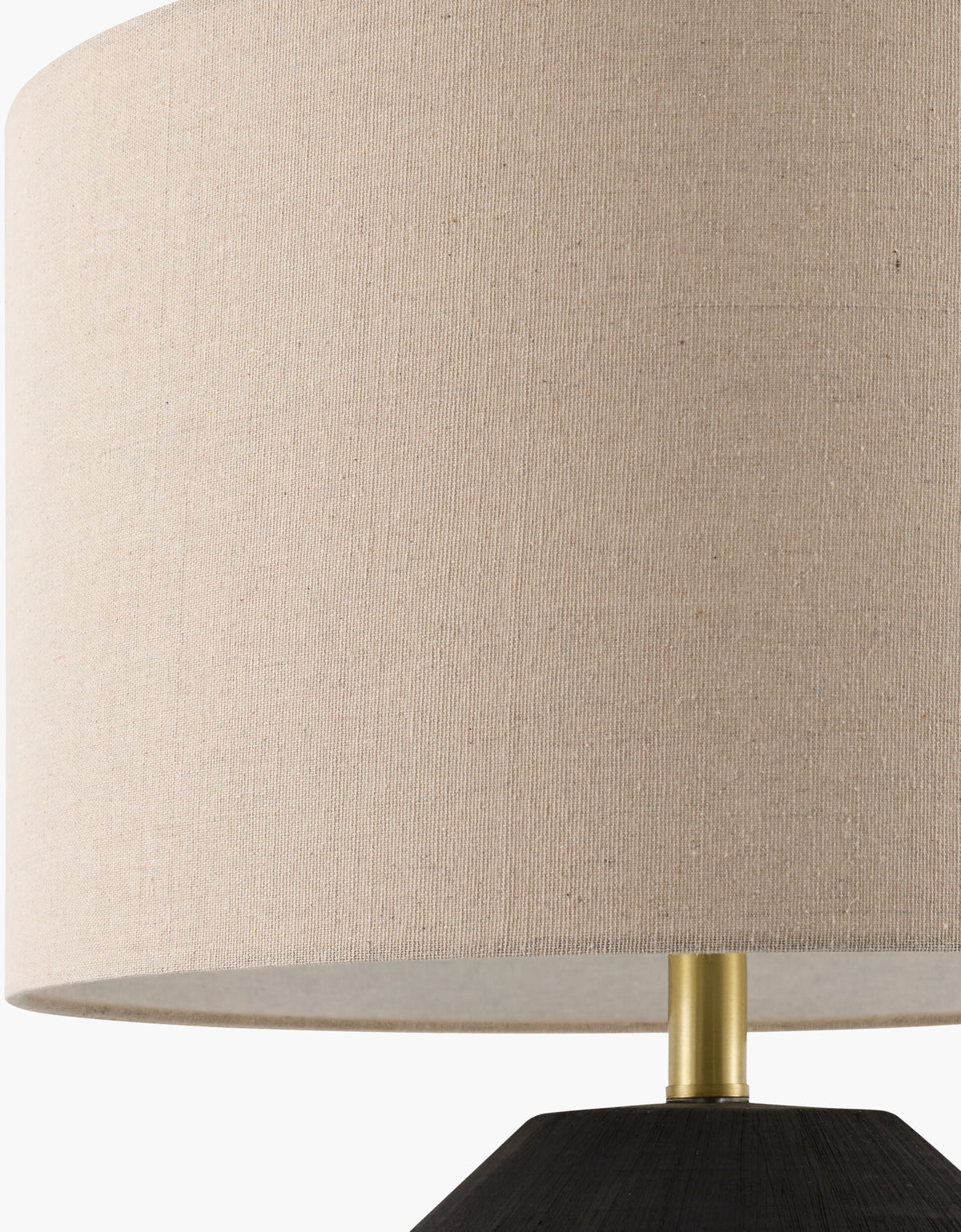 Azina 27" Ceramic Table Lamp, Painted Black