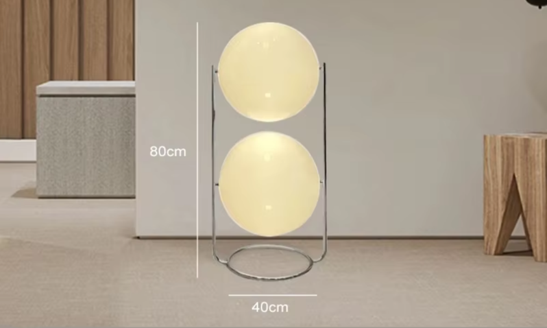 LumiSphere Art Deco LED Globe Floor Lamp