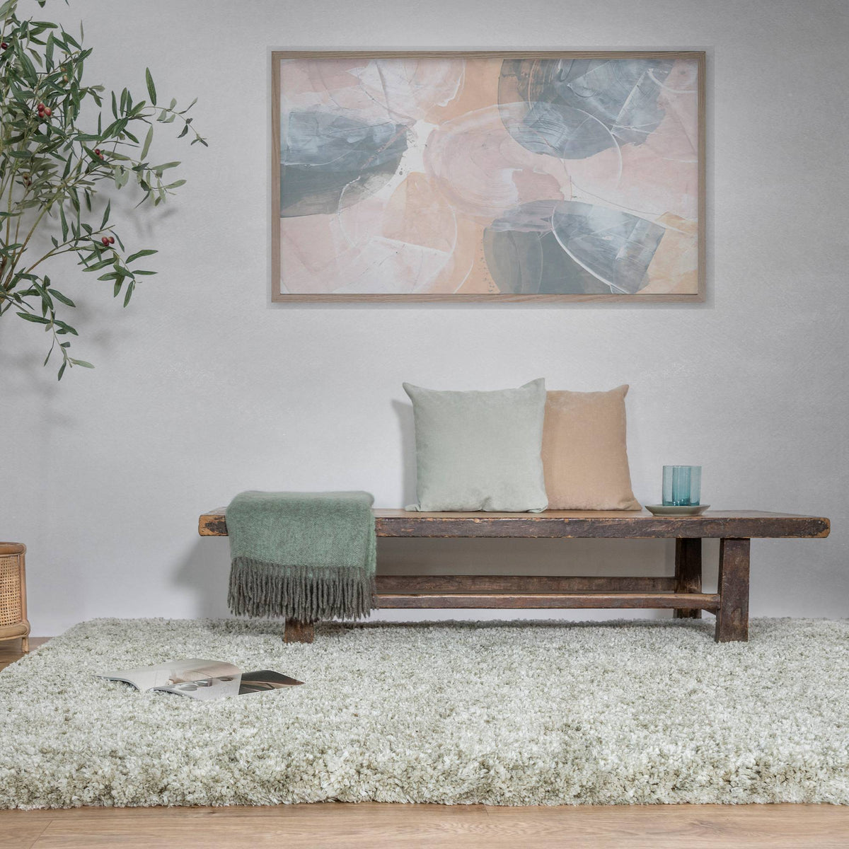 Barnaby Rug styled in a living room