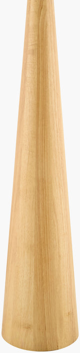 Baobab 53" Rubber Wood Floor Lamp, Natural Brown