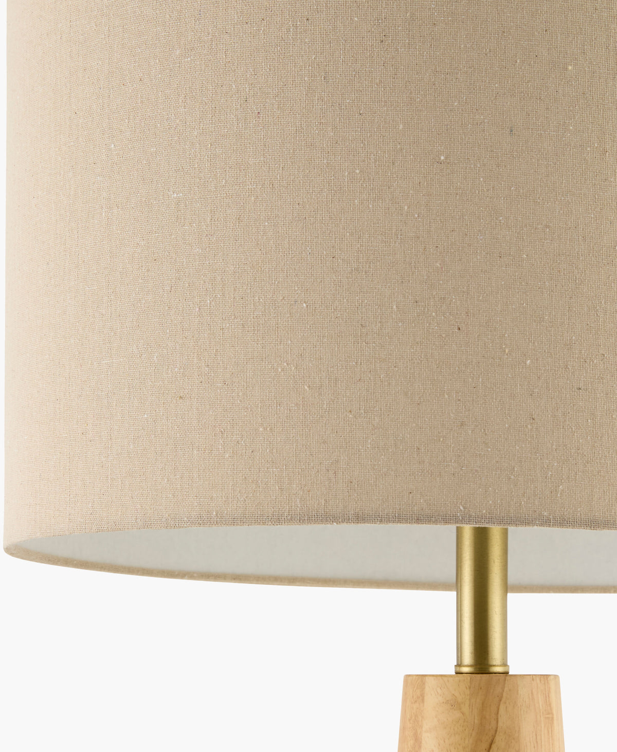 Baobab 53" Rubber Wood Floor Lamp, Natural Brown