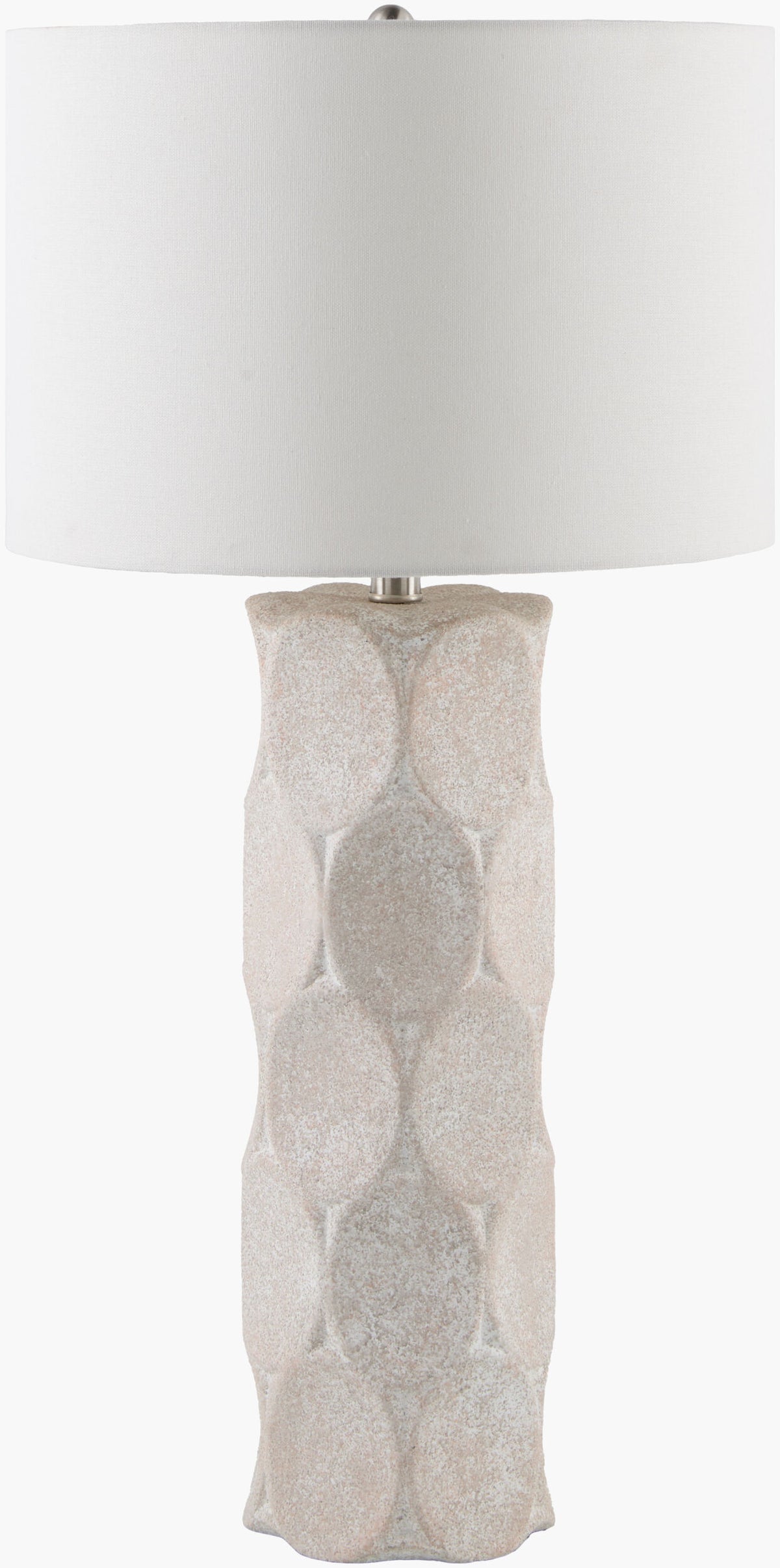 Bimbila 28" Ceramic Table Lamp, Glazed Gray