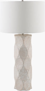 Bimbila 28" Ceramic Table Lamp, Glazed Gray