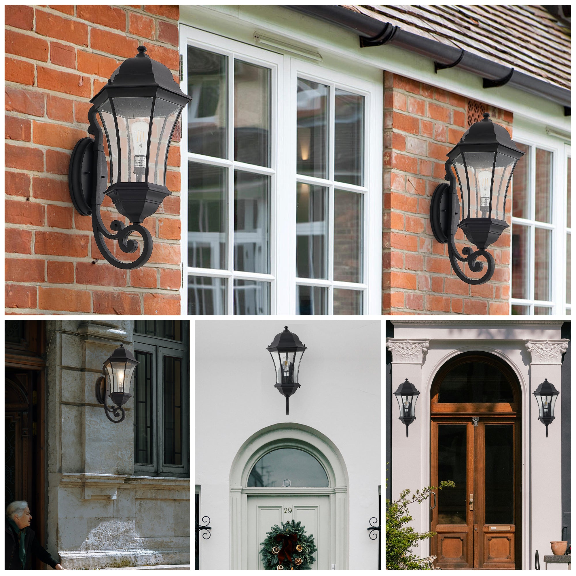 Beacon Outdoor Wall Lantern with Dusk Sensor
